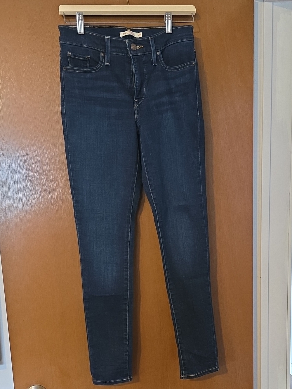 LEVIS 311 SKINNY STRETCH Dark Blue Women’s Slim Jeans